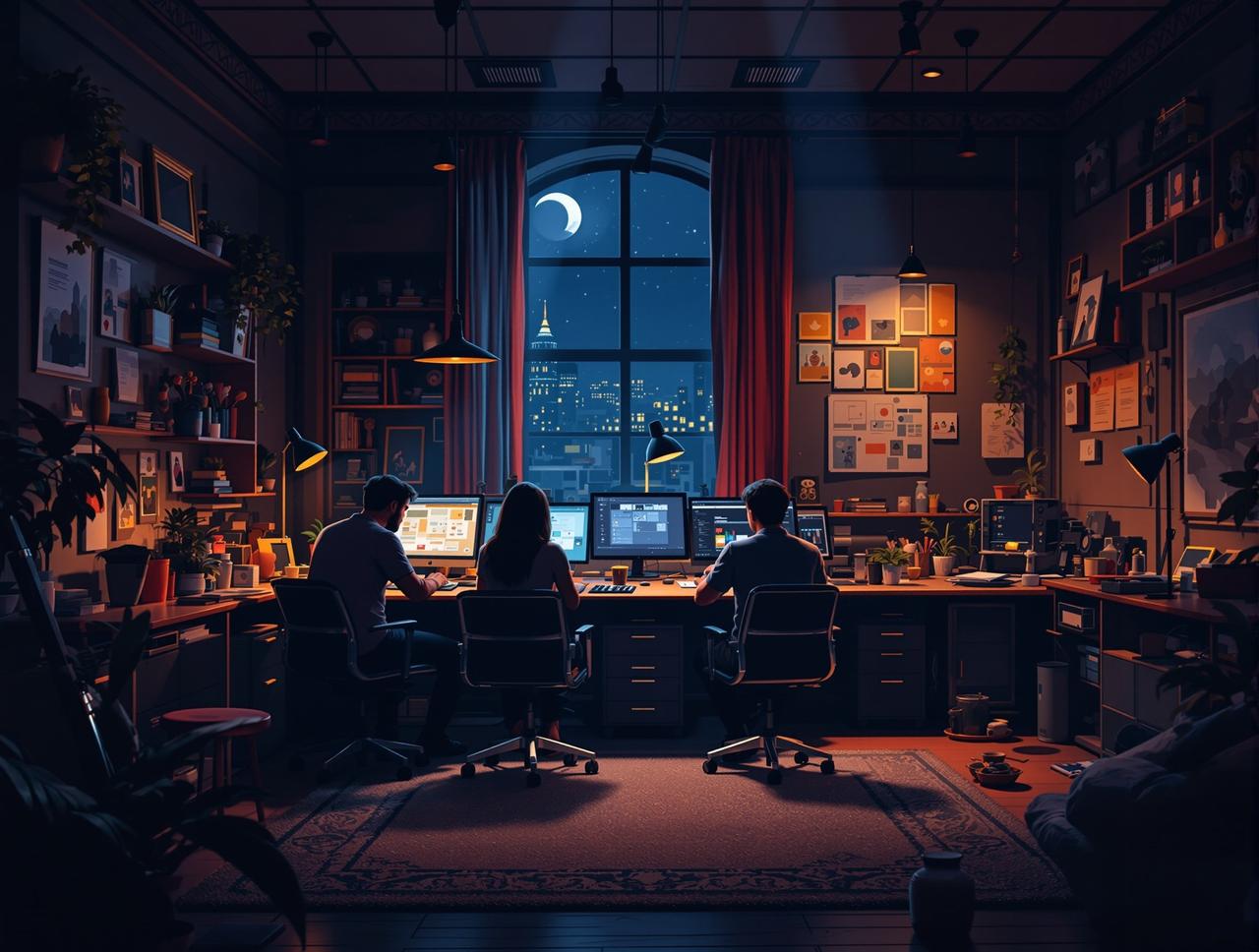 短剧官网品牌故事 - 创作团队的温暖工作室